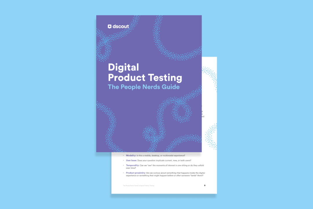Guides Templates Form Digital Product Testing