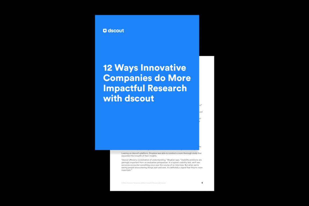 Guides Templates Form Impactful Research with dscout