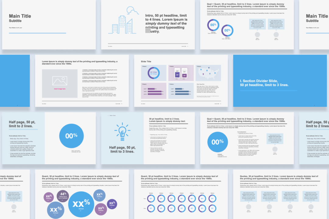 Guides Templates Form Presentation templates