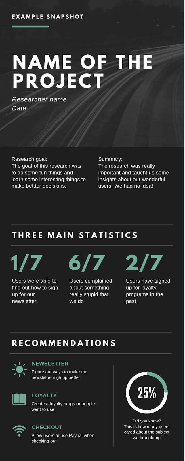 infographic report